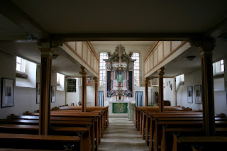 Kirche in Panitzsch Borsdorf Innenraum