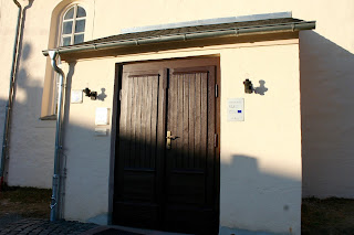 Eingang Magdalenenkirche Oelzschau